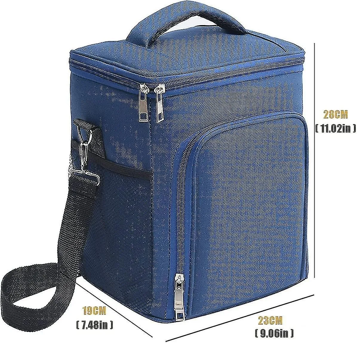 Insulated Lunch Bag For Men Women Work Waterproof Large Cool Bag Messenger Picni