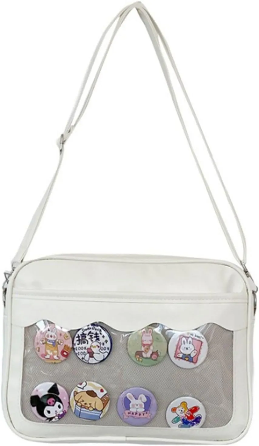 Ita Bag Storage Pin Crossbody Bag for Women Girls Gift, Pin Bag Shoulder Bag for Sports Pins, Memorial Pins, Travel Brooches