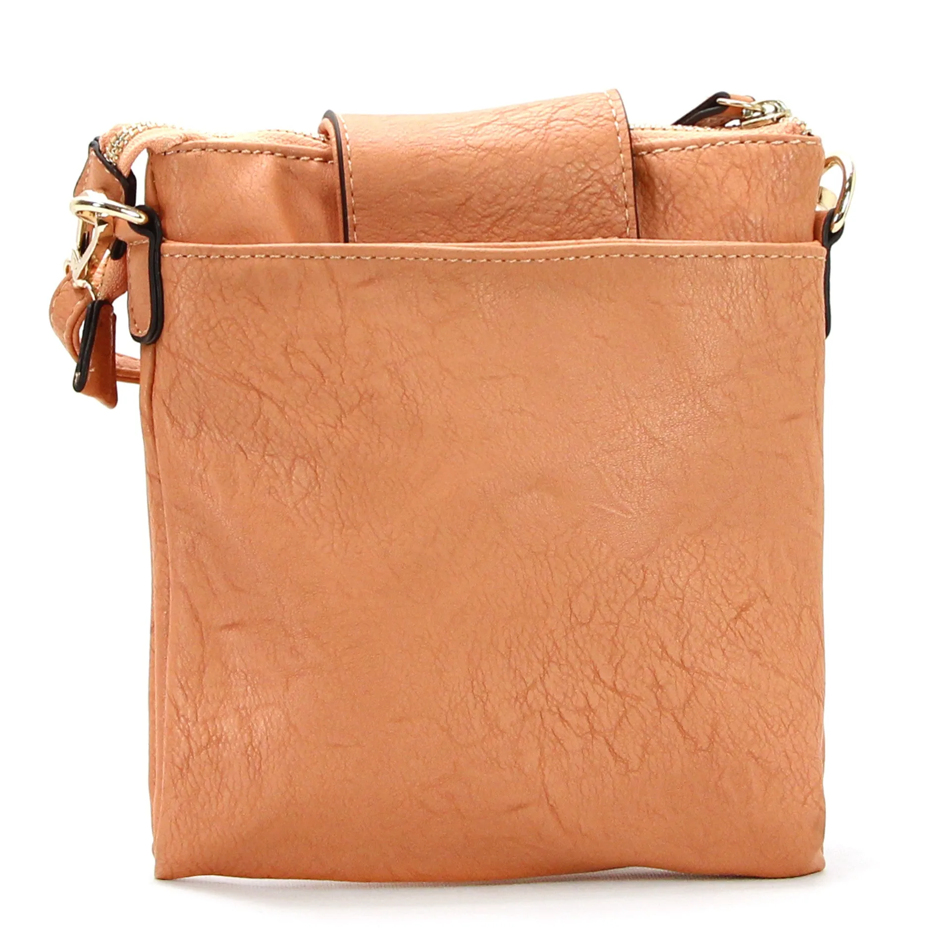 Jade Marie Curious Crossbody - Coral Peach