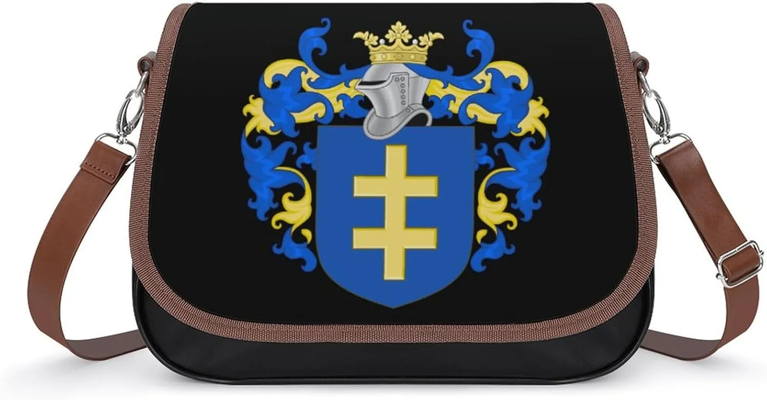 Jagiellonian Dynasty Coat of Arms Crossbody Bags for Women Fashion Purse Shoulder Bag Handbags with Adjustable Strap