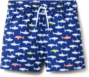 Janie and Jack Boys' Printed Swim Trunk (Toddler/Little Big Kid)