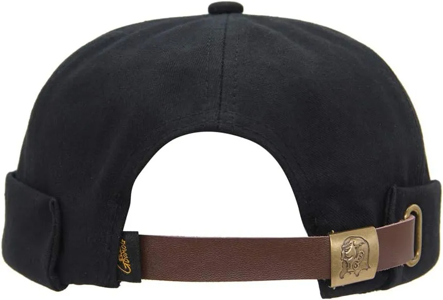 jerague Beanie Hat for Men Women Brimless Cuffed Hat Skullcap Watch Cap Adjustable