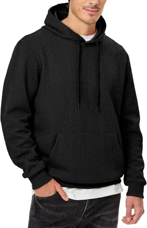 JMIERR Mens Hoodie Pullover 2024 Sweatshirts Graphic Hoodie Long Sleeve Drawstring Fashion Hooded Shirt with Pocket
