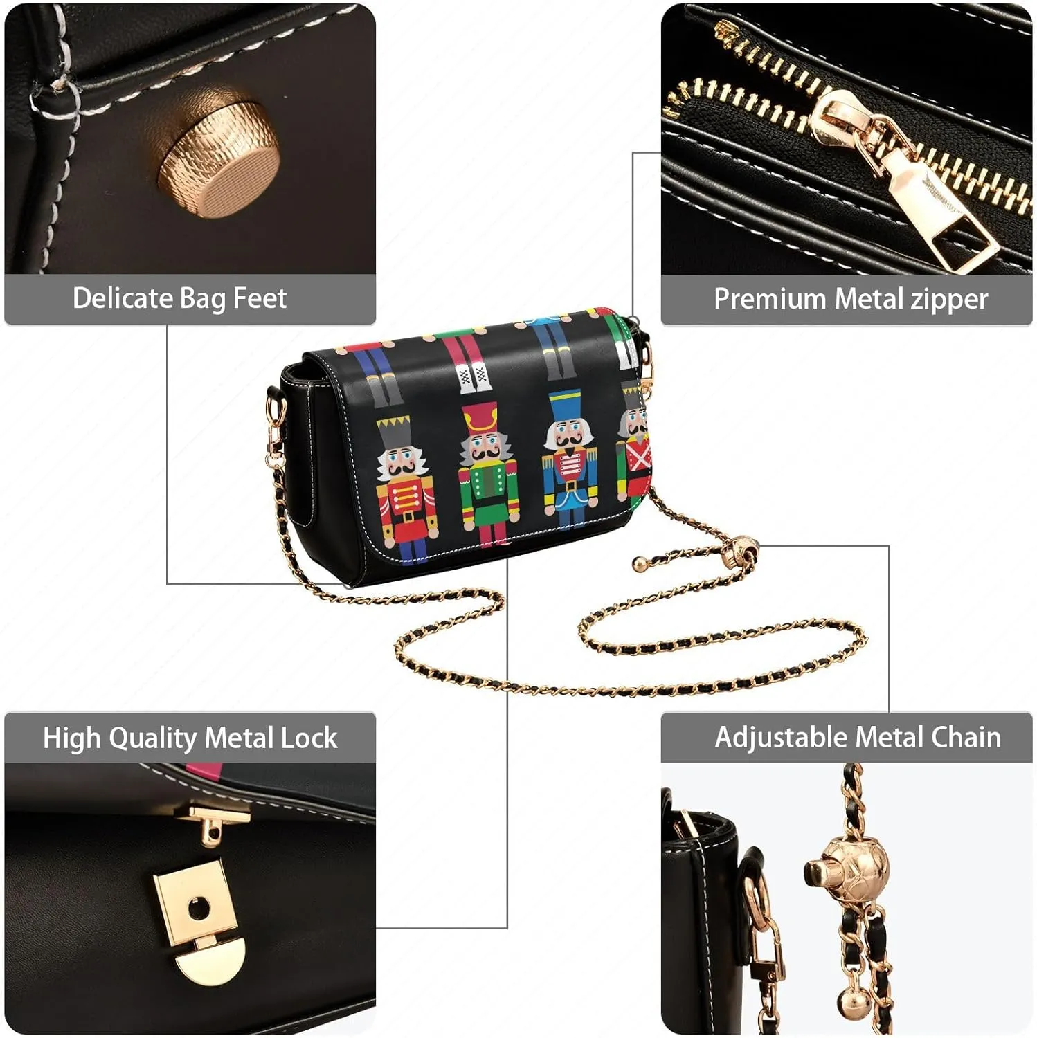 Joko Ivery Crossbody Bags for Women Leather Purse Shoulder Bag Handbag for Daily