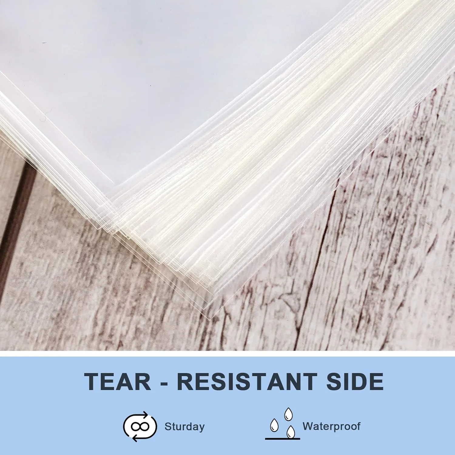 joybest 1000 Pcs - 11 x 14 Inch Clear Resealable Cello Cellophane Bags, Plastic Self Sealing Polypropylene Bag for T Shirts, Photos, Documents, Prints
