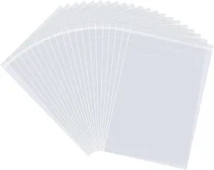 joybest 1000 Pcs - 11 x 14 Inch Clear Resealable Cello Cellophane Bags, Plastic Self Sealing Polypropylene Bag for T Shirts, Photos, Documents, Prints