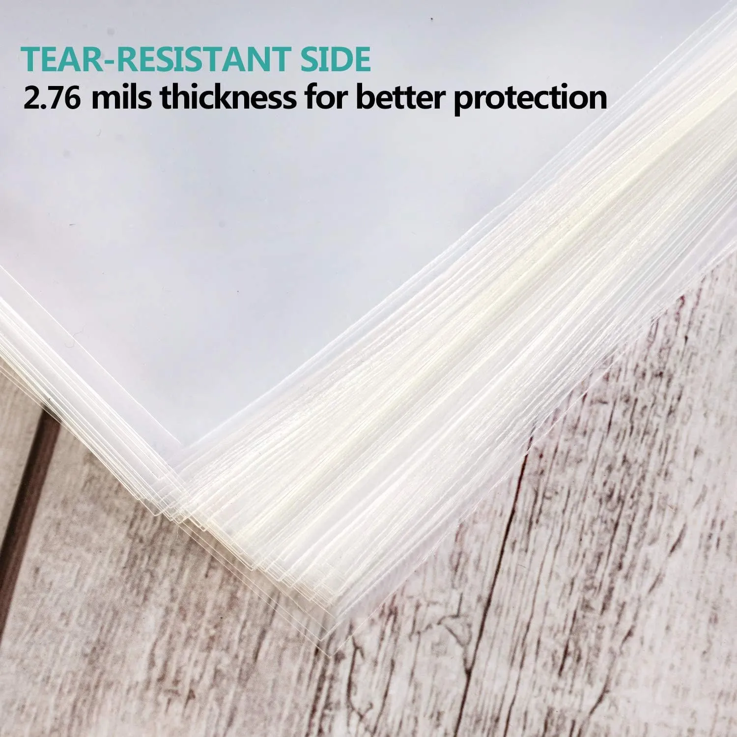 joybest 1000 Pcs - 9 x 12 Inch Clear Cello Cellophane Bags Self Sealing- 3.14 Mils Thick Cello Plastic Poly Bag Fits A4, Letter Sized Documents, Marketing Materials