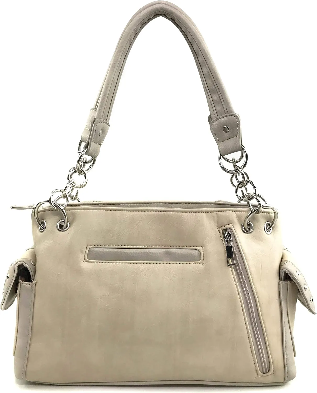 Justin West Women's Concealed Carry Angel Wings Cross Faith Hope Love Western Handbag Tote Purse