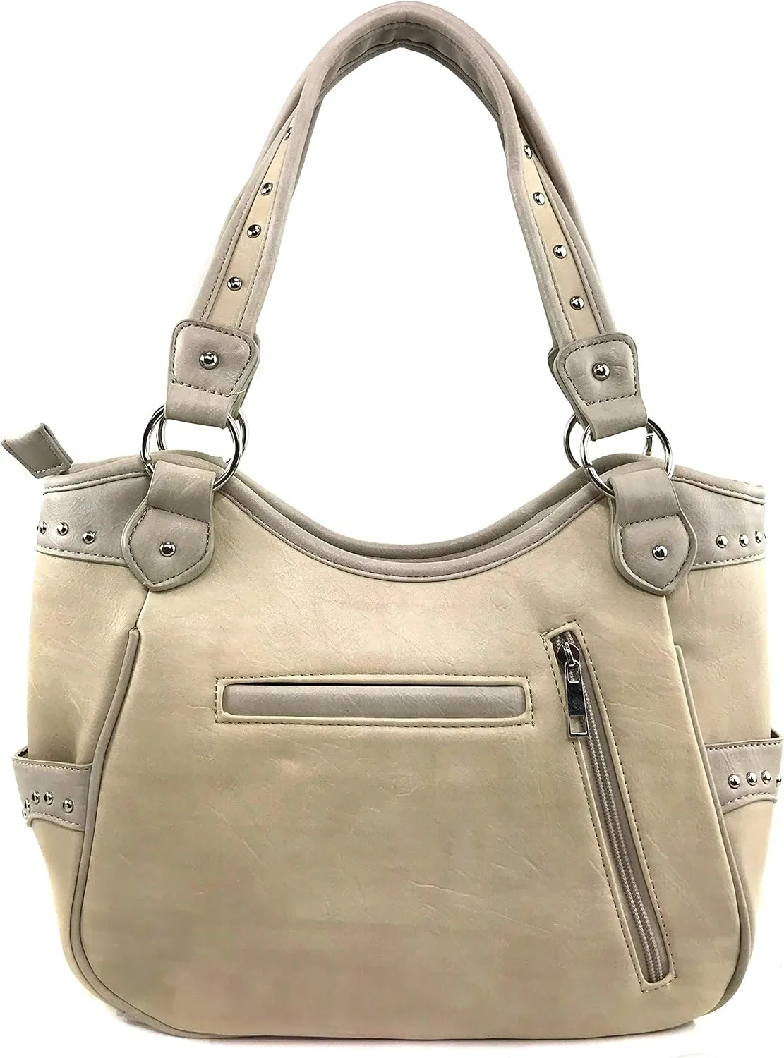 Justin West Women's Concealed Carry Angel Wings Cross Faith Hope Love Western Handbag Tote Purse