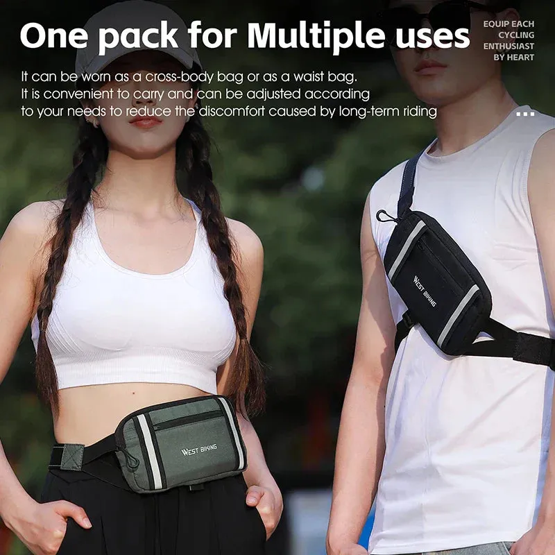 Kai | Reflective Waterproof Bicycle Crossbody Hip Bag