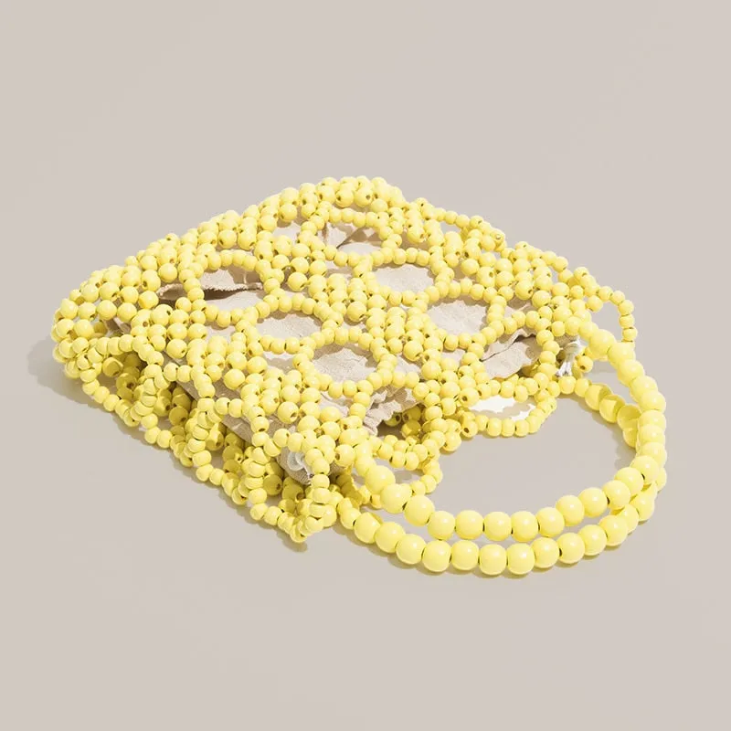 Kana Colorful Beaded Mini Tote Bag - 4 Colors