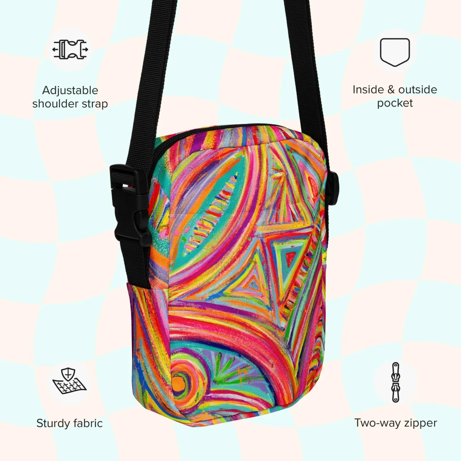 Karma Kaleidoscope Mini Crossbody Bag