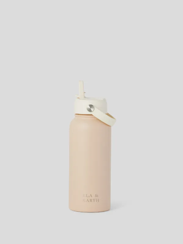 Khaki - Water Bottle Bag & 1 Litre Water Bottle Set