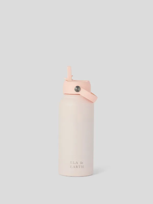 Khaki - Water Bottle Bag & 1 Litre Water Bottle Set