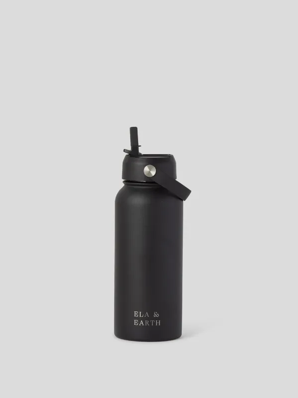 Khaki - Water Bottle Bag & 1 Litre Water Bottle Set