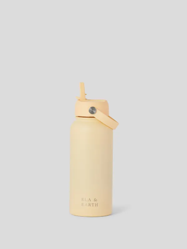 Khaki - Water Bottle Bag & 1 Litre Water Bottle Set