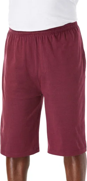 KingSize Men's Big & Tall Lightweight Extra Long Jersey Shorts