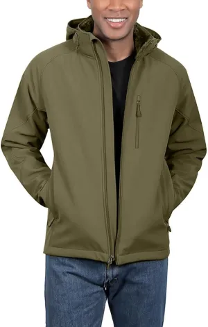 KIRKLAND Signature Men’s Water-Resistant Fleece Lined Softshell Jacket