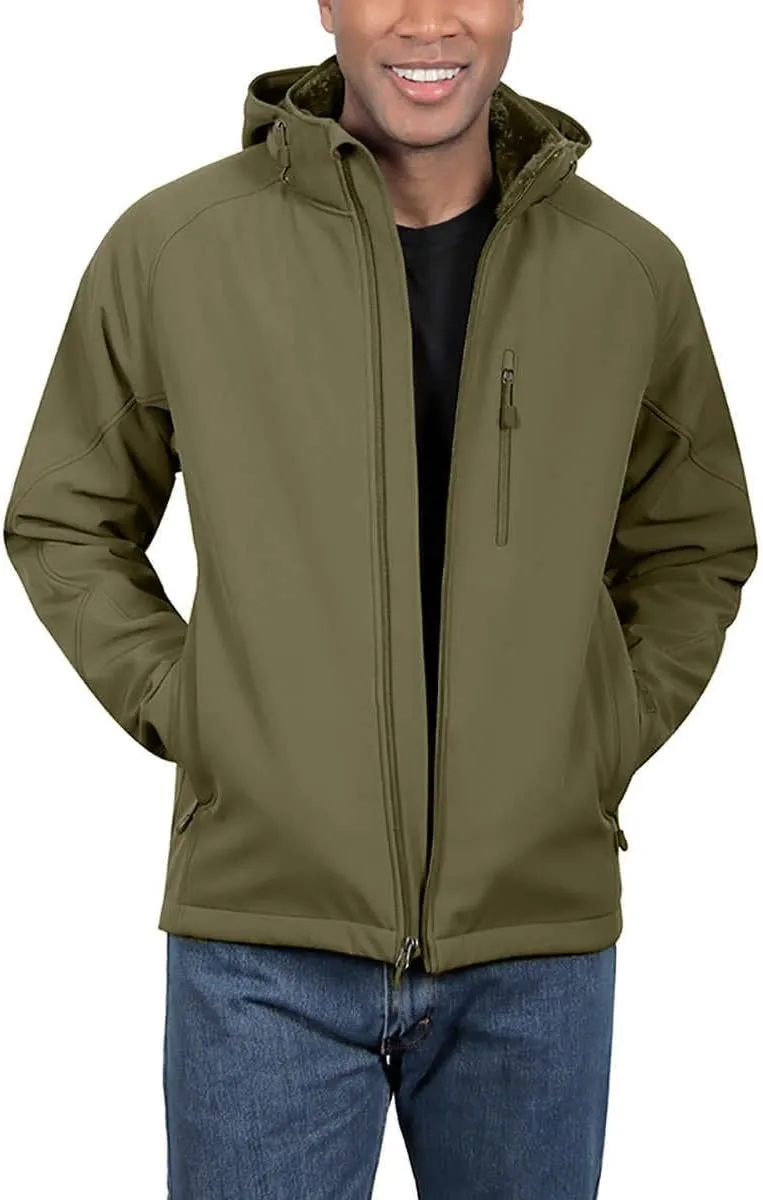 KIRKLAND Signature Men’s Water-Resistant Fleece Lined Softshell Jacket