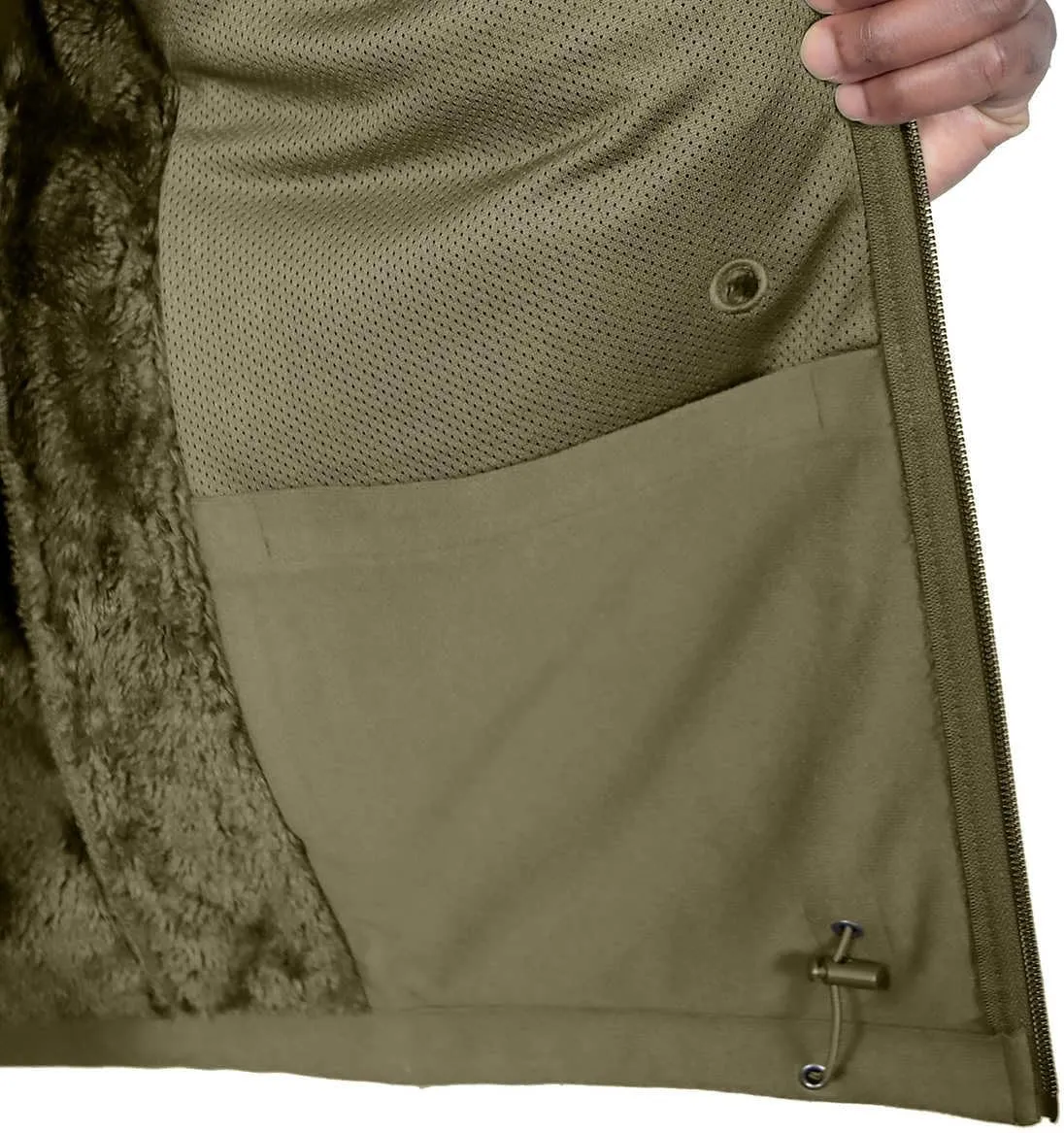 KIRKLAND Signature Men’s Water-Resistant Fleece Lined Softshell Jacket