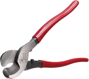 Klein Tools 63050 Cable Cutter, Made in USA, Heavy Duty Cutter for Aluminum, Copper, and Communications Cable