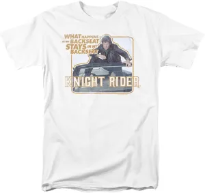 Knight Rider Back Seat Unisex Adult T Shirt