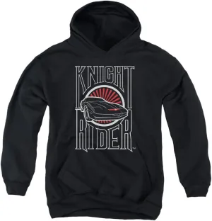 Knight Rider Logo Unisex Youth Pull-Over Hoodie for Boys and Girls