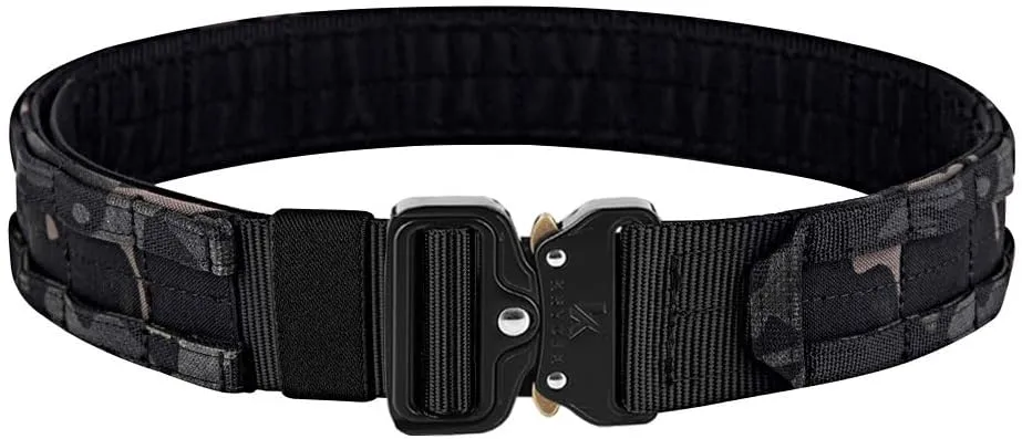 KRYDEX Quick Release Rigger MOLLE Belt 1.75 Inch Inner & Outer Tactical Heavy Duty Belt