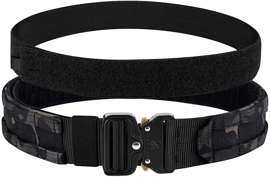 KRYDEX Quick Release Rigger MOLLE Belt 1.75 Inch Inner & Outer Tactical Heavy Duty Belt