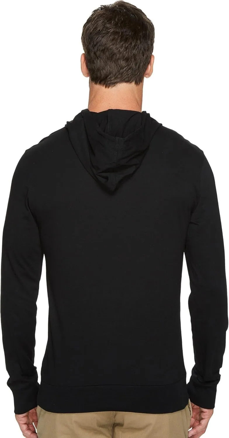 Lacoste Long Sleeve Hoodie Jersey Tee W/ Central Pocket, Th9349 Shirt