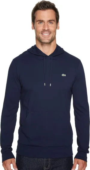 Lacoste Long Sleeve Hoodie Jersey Tee W/ Central Pocket, Th9349 Shirt