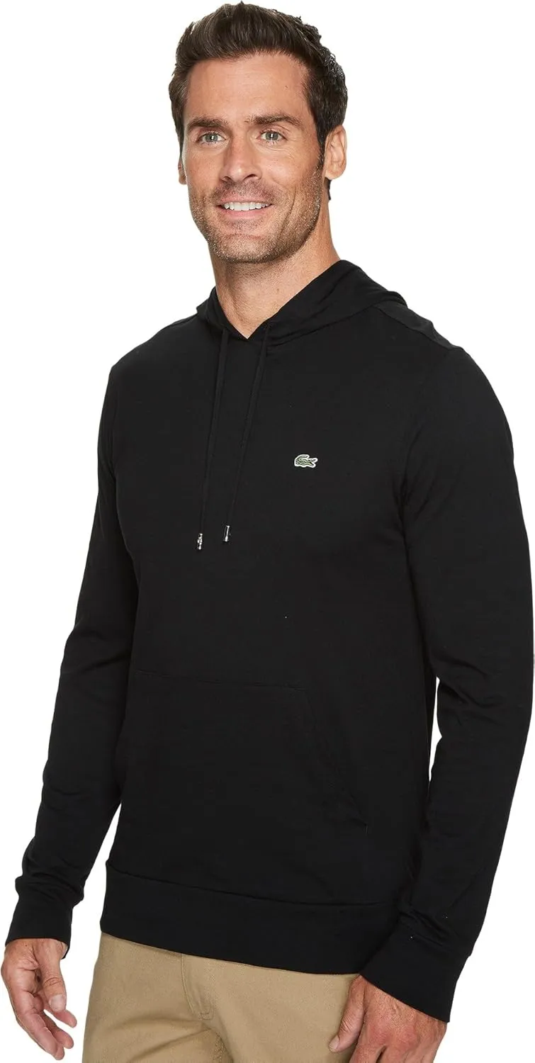 Lacoste Long Sleeve Hoodie Jersey Tee W/ Central Pocket, Th9349 Shirt