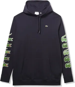 Lacoste Tall Fit Print Sleeve Sweatshirt