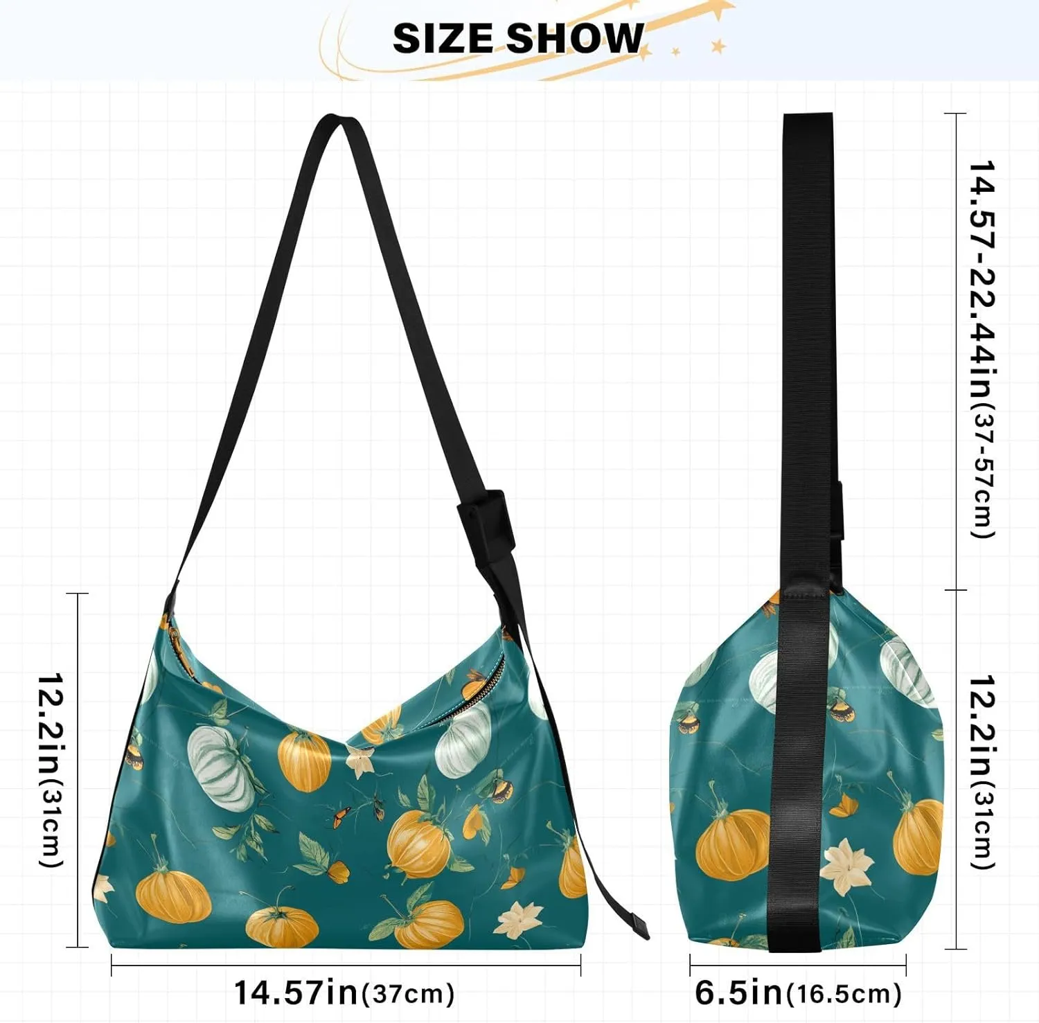 Ladies Purse Crossbody Trendy Womens Crossbody Sling Bag Large Shoulder Purse Funny Kumquat Fruit Purple