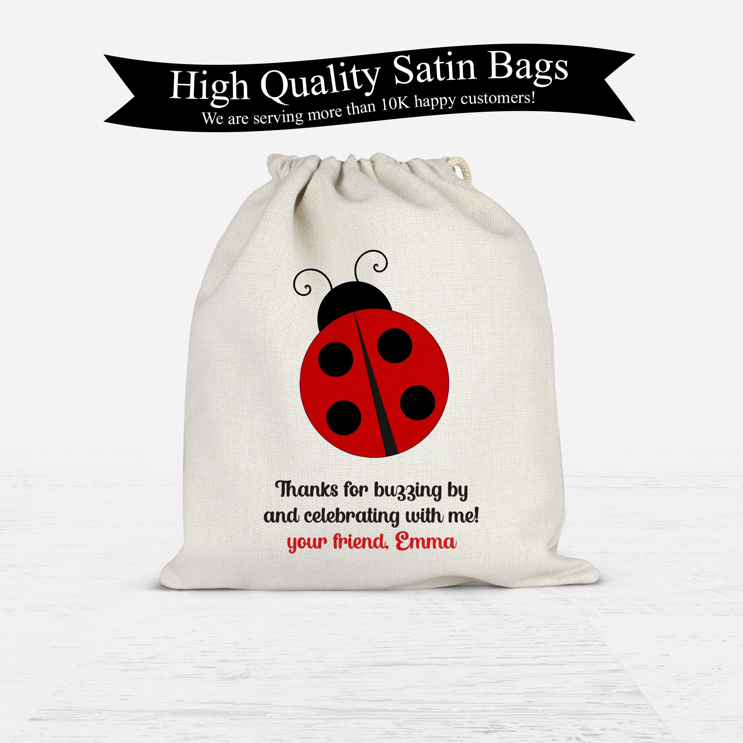 Lady Bug Gift Bag Ideas for Guest