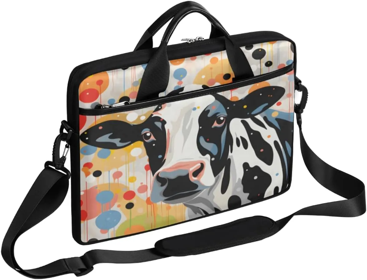 Laptop Bag for Women Men Waterproof Laptop Shoulder Bag 14-15.6 Inch Computer Messenger Bag Carrying Case