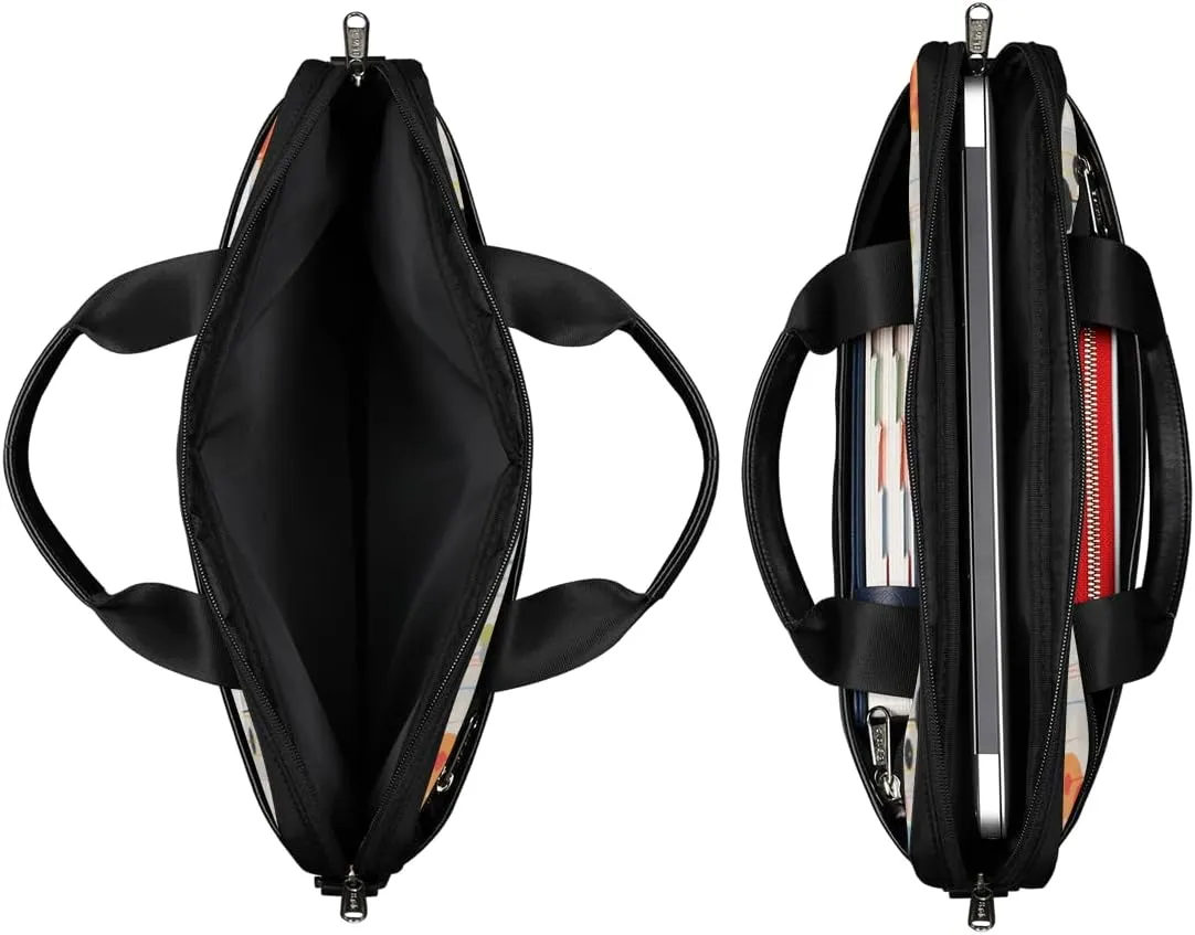 Laptop Bag for Women Men Waterproof Laptop Shoulder Bag 14-15.6 Inch Computer Messenger Bag Carrying Case
