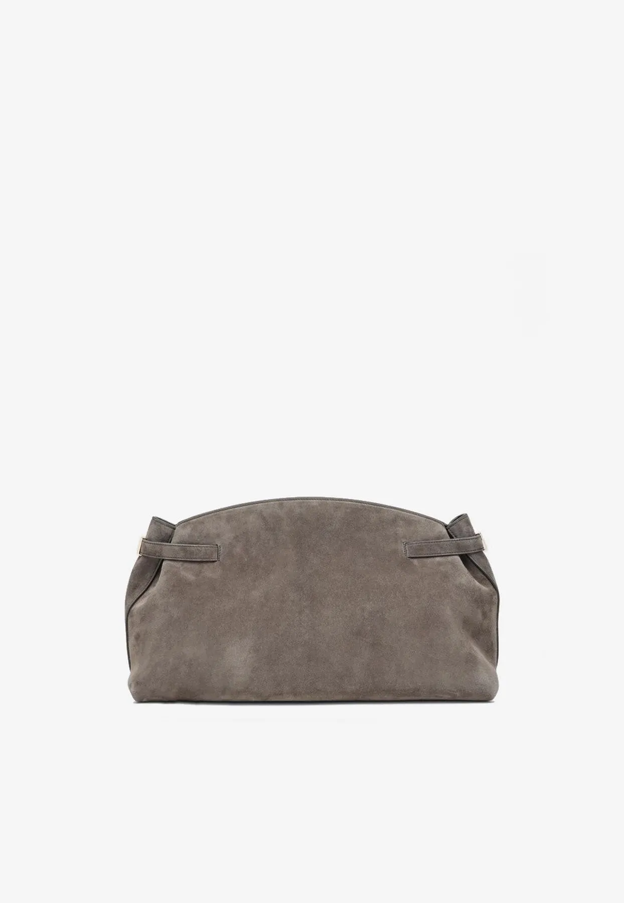 Large Hug Suede Shoulder Bag