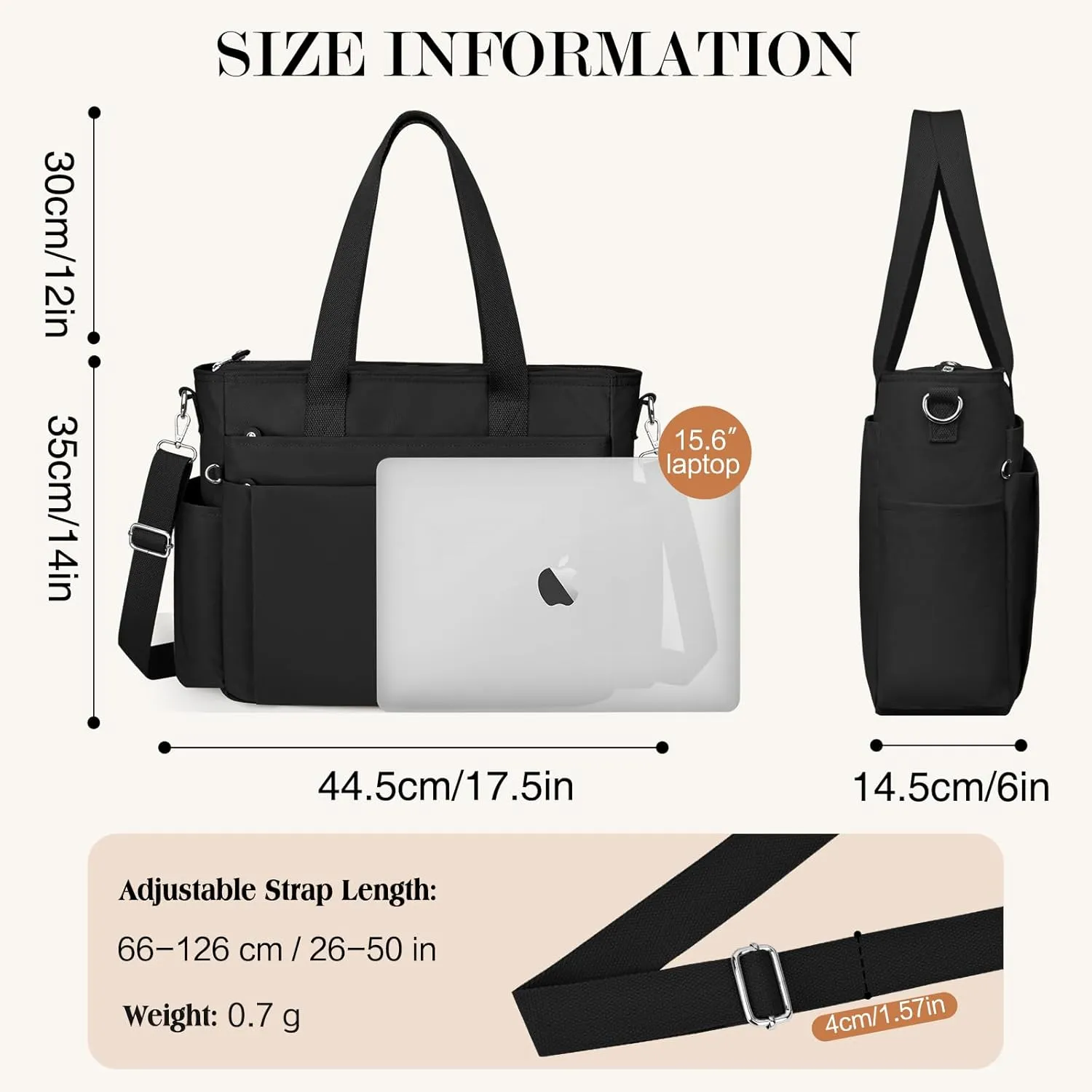 Large Tote Bag for Women, Waterproof Nylon Crossbody Tote Bag Shoulder Bag Carry On Bags for Travel Work Gym