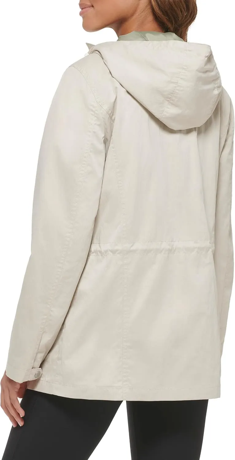 Levi's Women's Plus Four Pocket Hooded Military Jacket