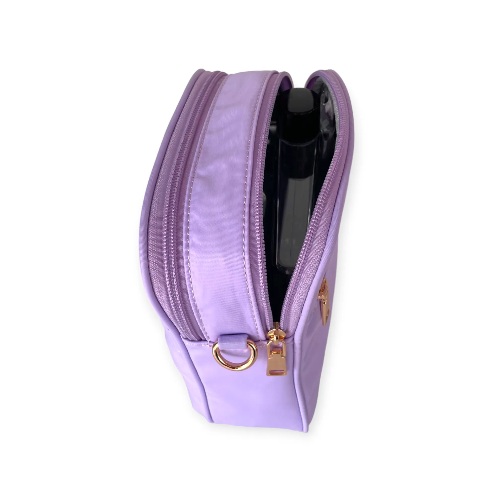 Lilac Crossbody Dog Walking Bag