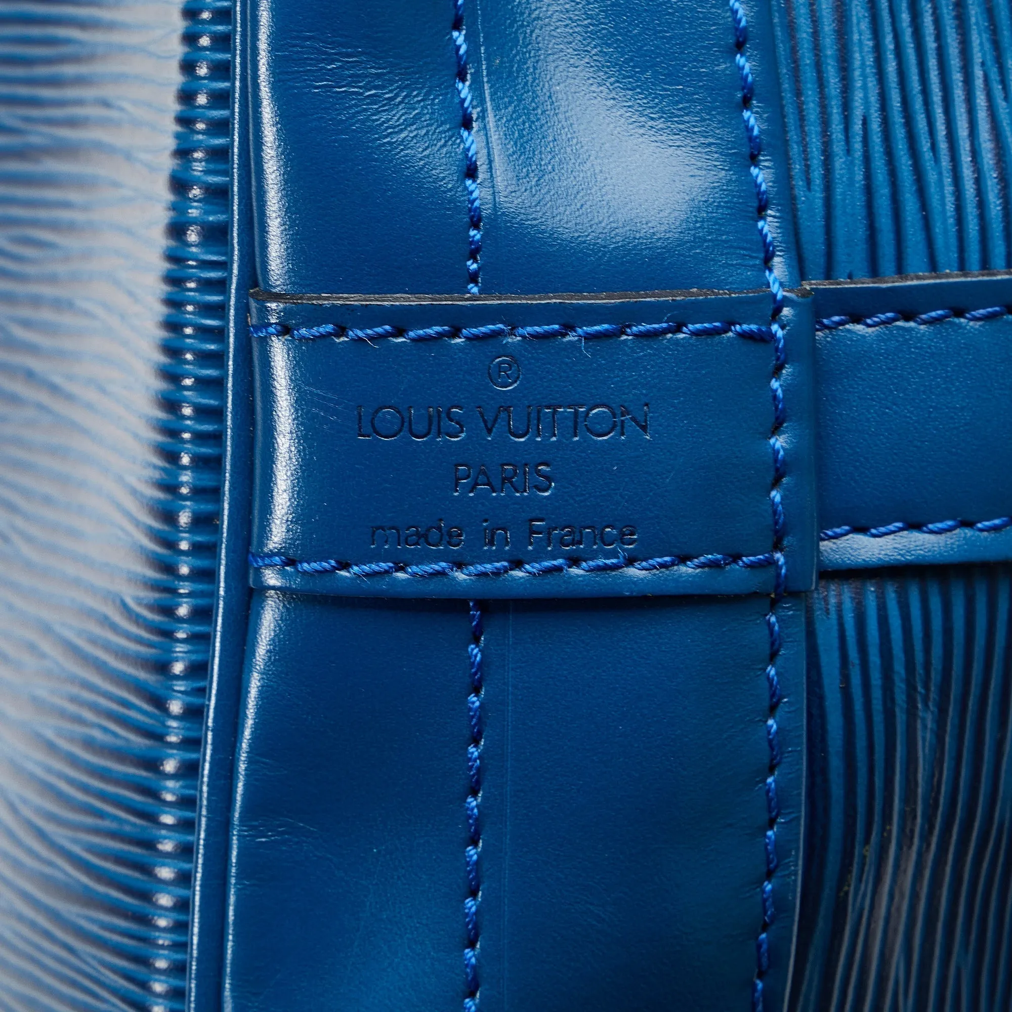 Louis Vuitton Grand Noé Blue Epi