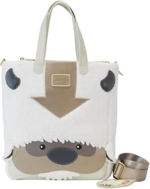 Loungefly Avatar: The Last Airbender Appa Cosplay Plush Tote Bag with Momo Charm