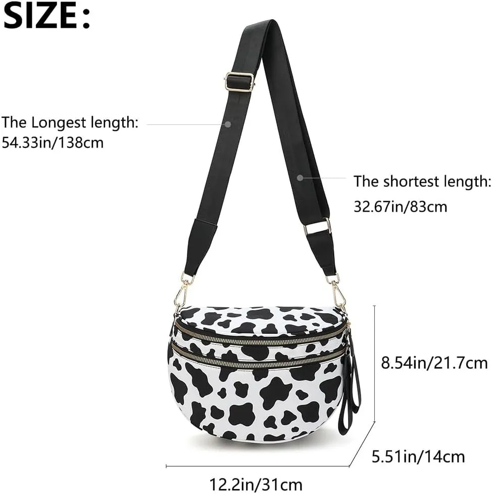 Lumeva Checkered Bum Bag, 2025 New Checkered Crossbody Bag for Women, Spacious Stylish Bumbag with Shoulder Straps (D)