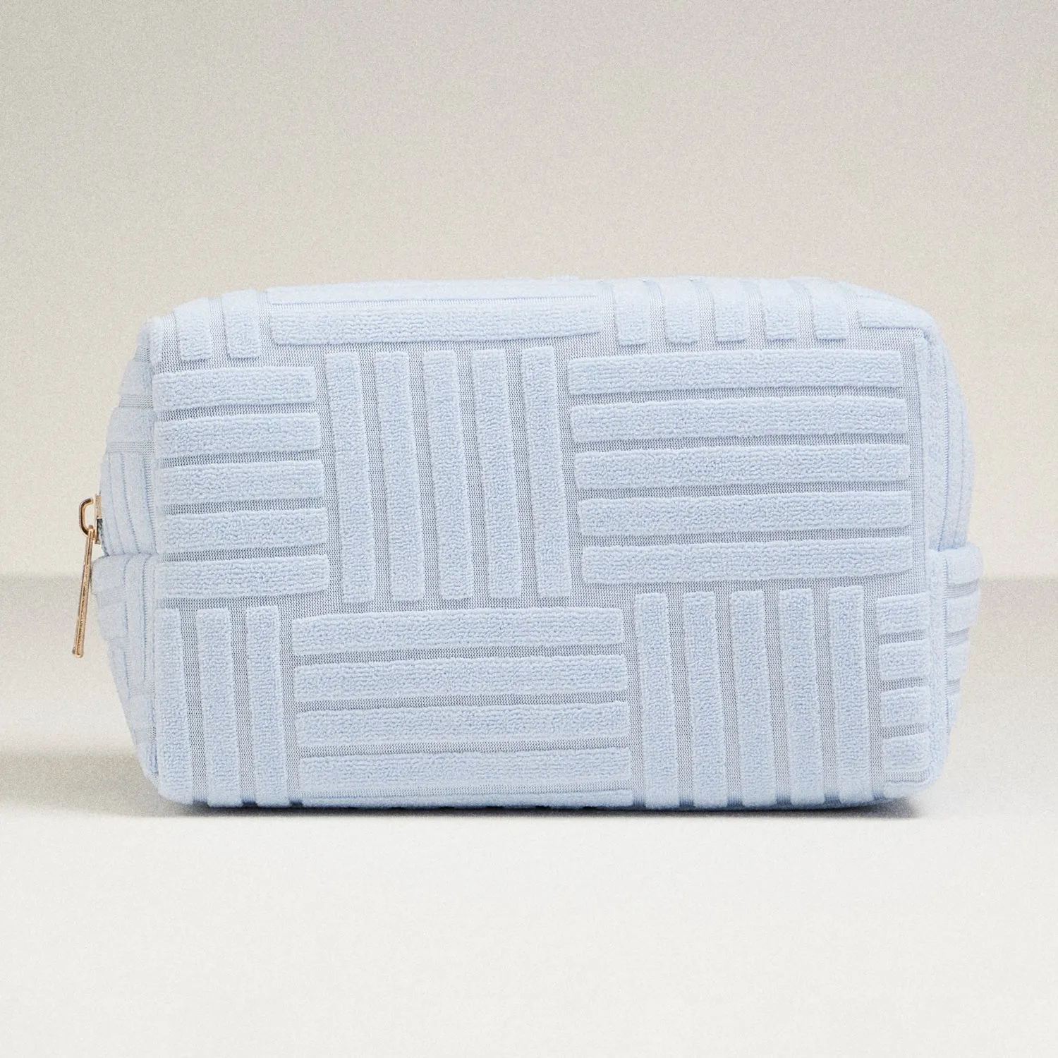 Luxe Terry fabric Travel Pouch -Medium