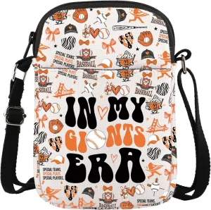 Lywjyb Birdgot Baseball Inspired CrossBody Bag Baseball Game Day Gift SF Fan Gift