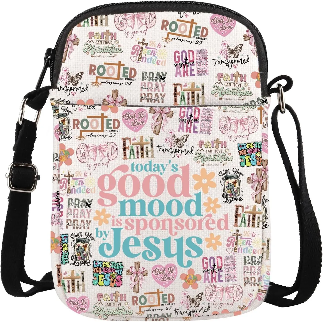 Lywjyb Birdgot Christian Crossbody Bag Faith Gift Christian Religious Gift Religious Believer Gift Catholic Gift