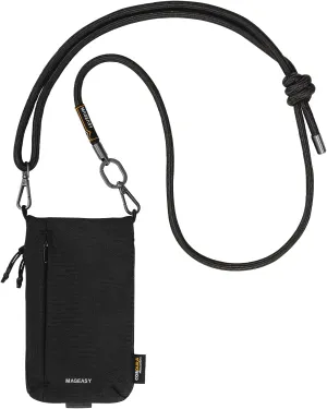 MAGEASY Small Crossbody Bag - Water-Resistant Small Sacoche Bag | Fit 6.7" Cellphone, Keys, Earbuds, Passport - Phone Sacoche