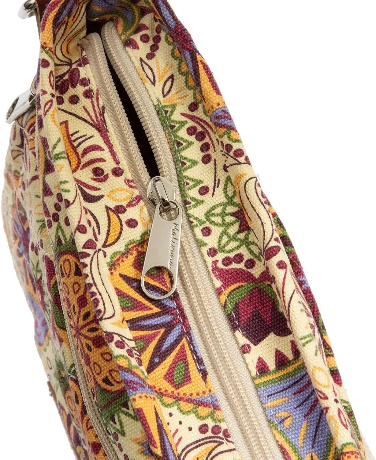 Malirona Women 's Durable Floral Crossbody Bag Canvas Messenger Handbag Multi Pocket Travel Satchel Purse