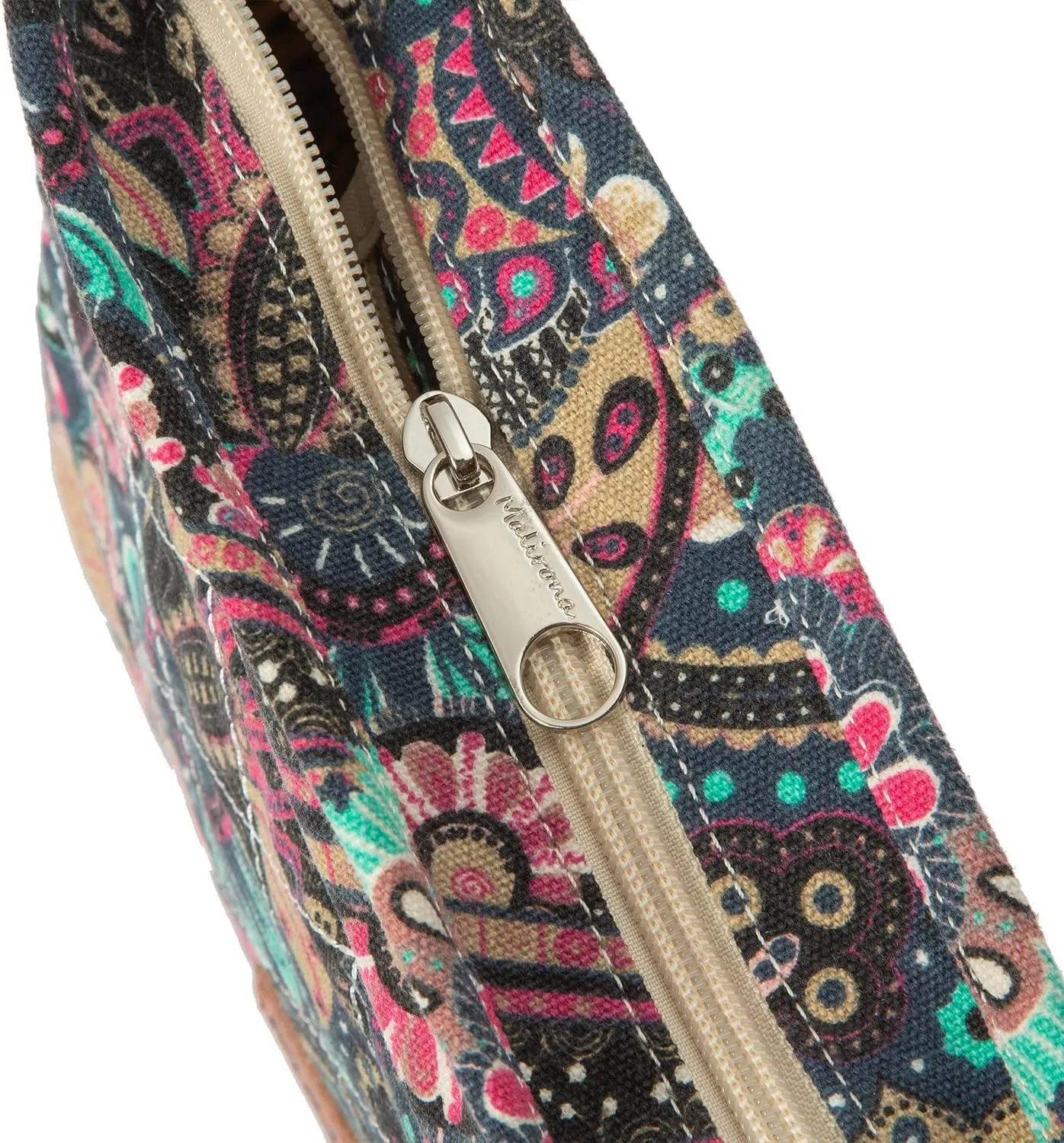 Malirona Women 's Durable Floral Crossbody Bag Canvas Messenger Handbag Multi Pocket Travel Satchel Purse